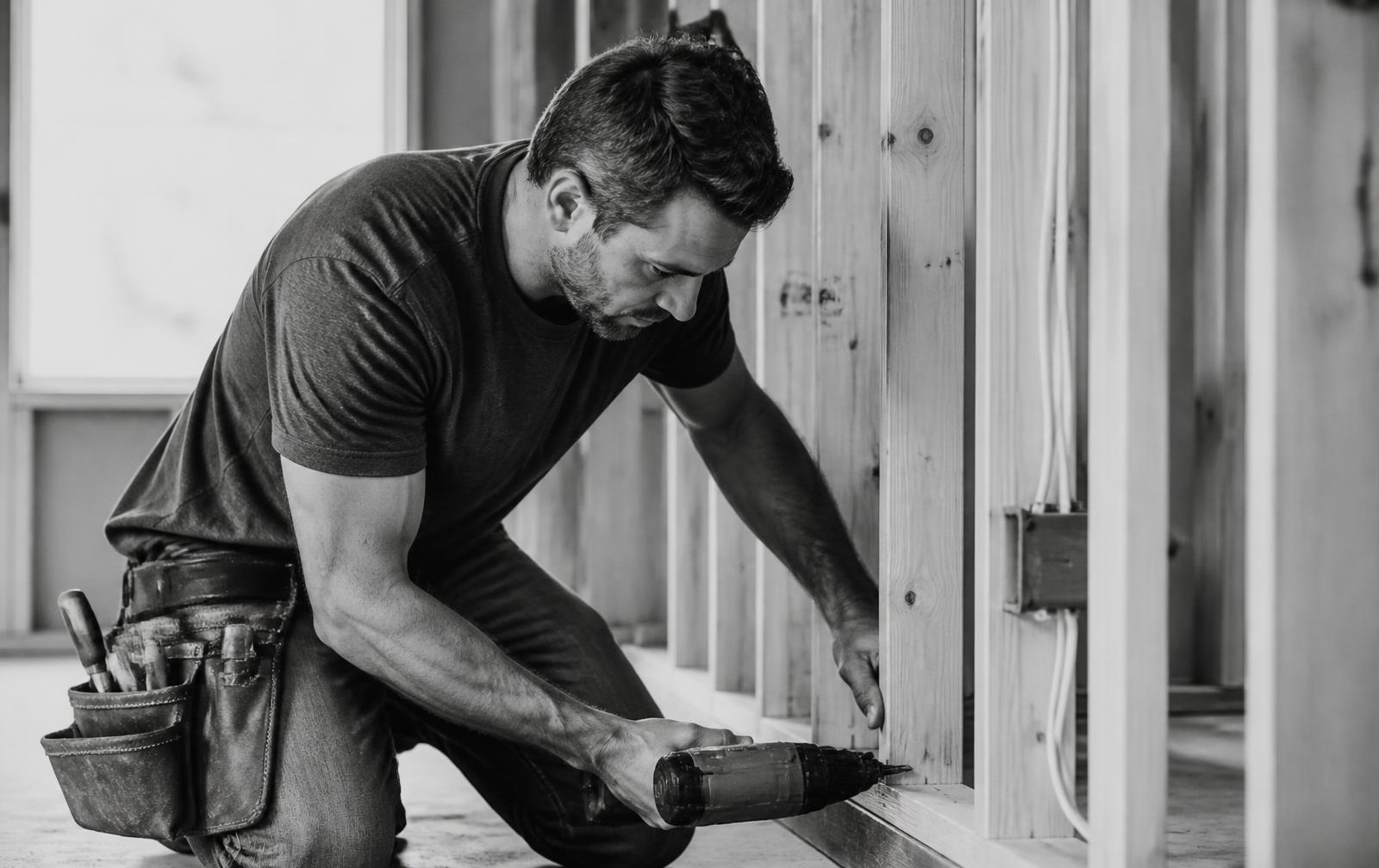 Editorial photograph representing contractors & home services